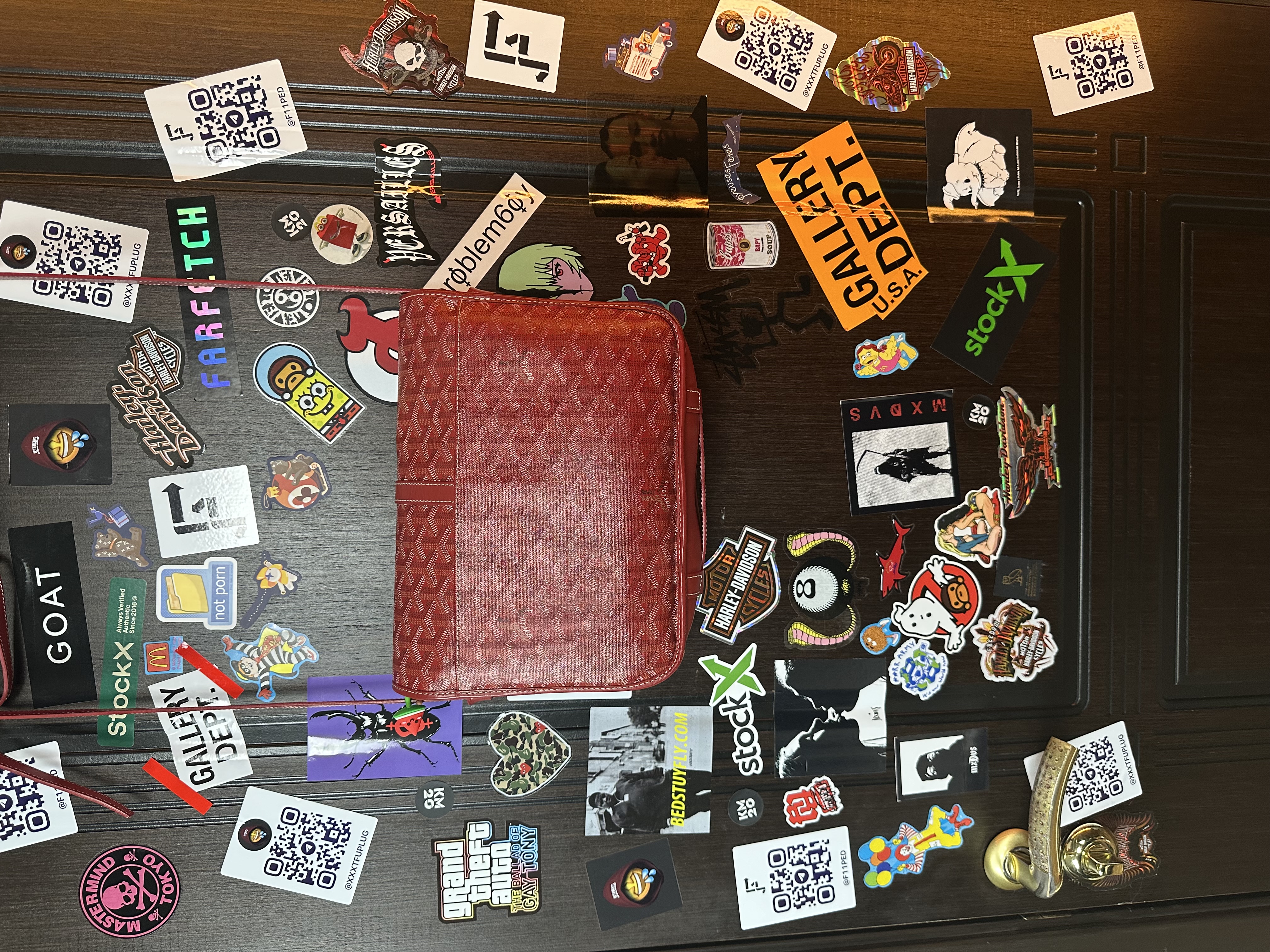 Goyard Belvedere MM Uzi-Red