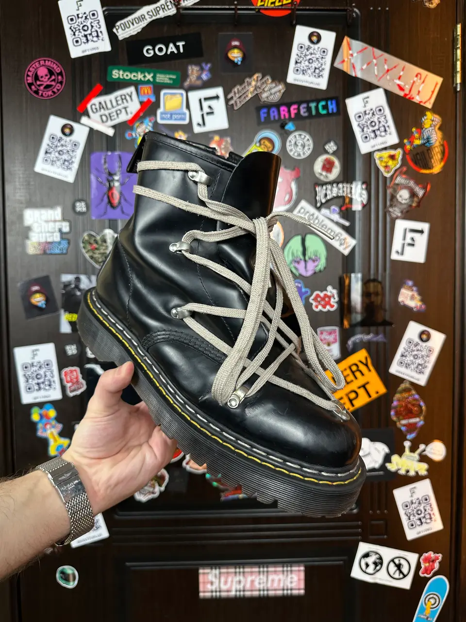 RickOwens Dr martens 43