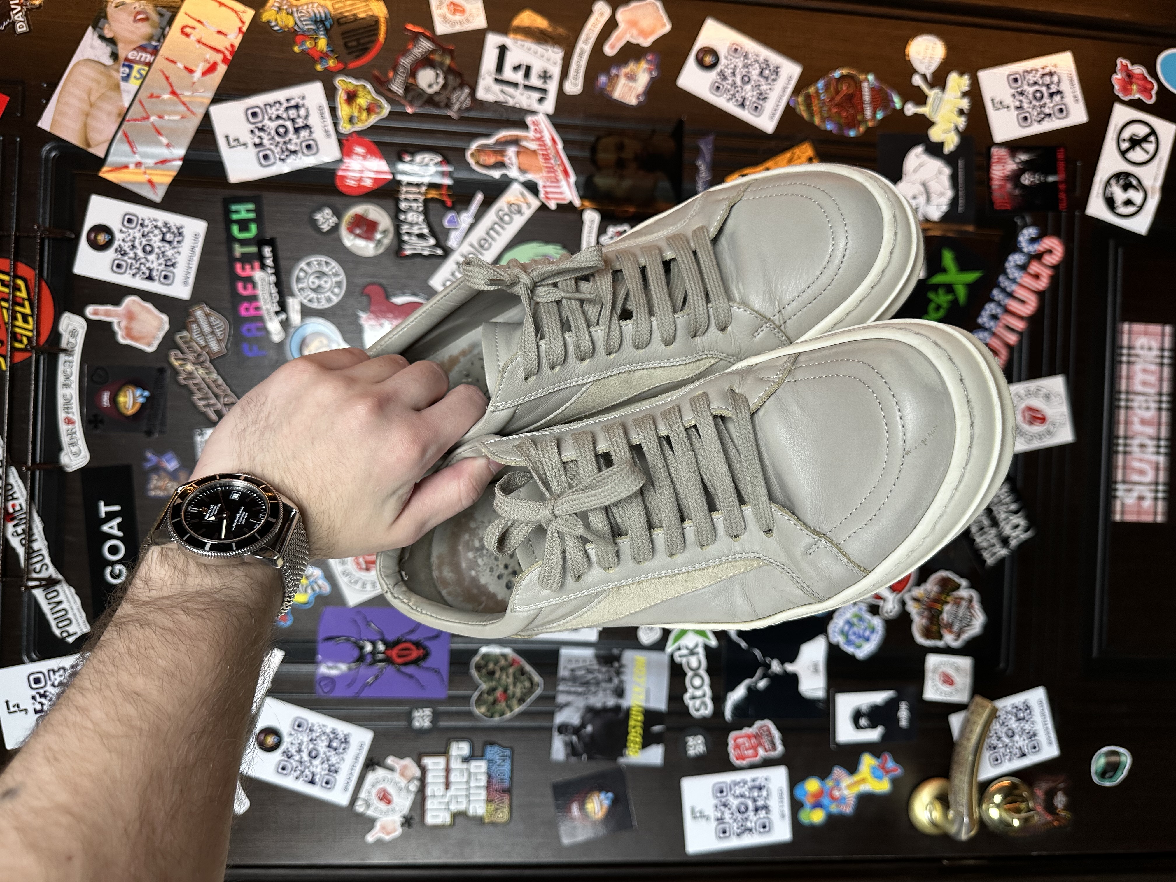 RickOwens Rick Owens Vans Grey