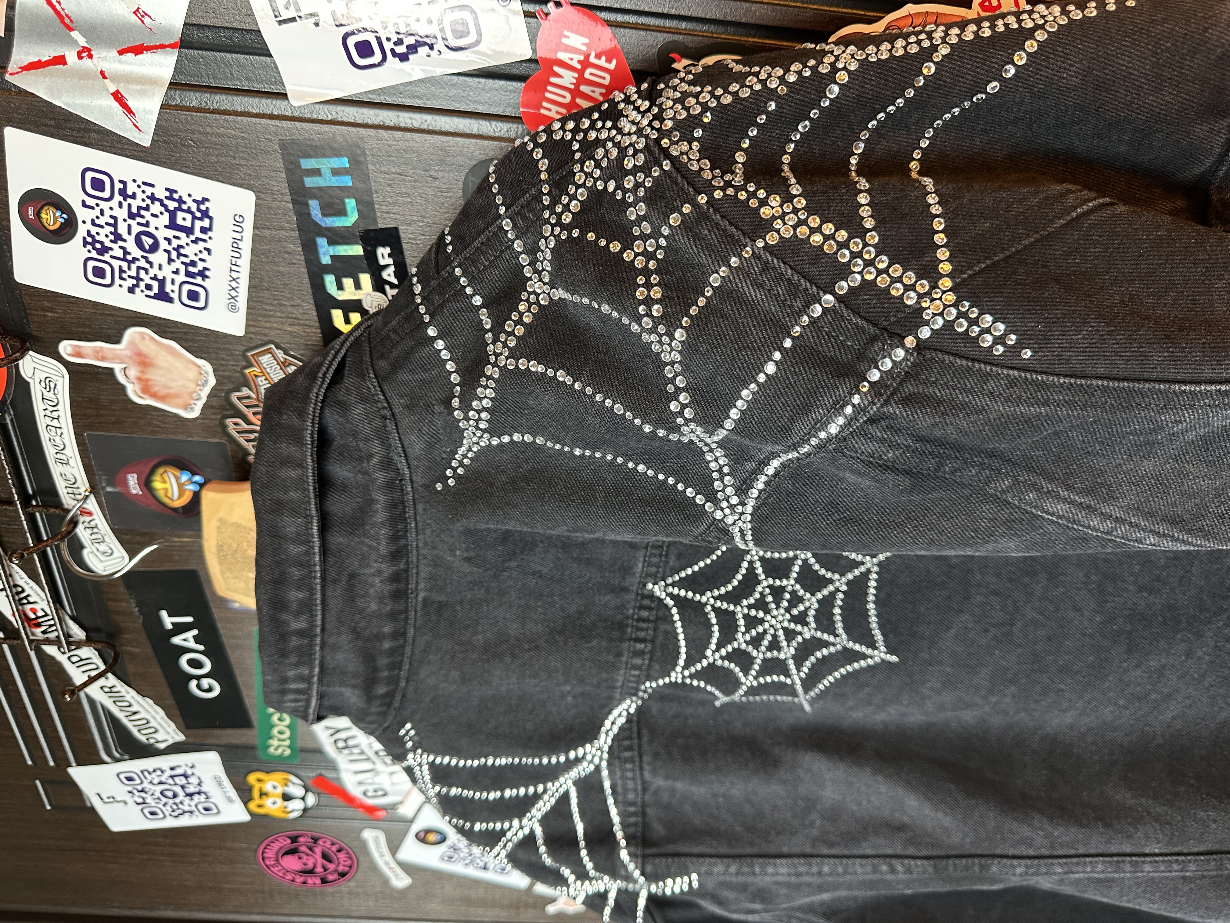 Sp5der OG Spider Worldwide First Ever 2019 Drop Denim Jacket