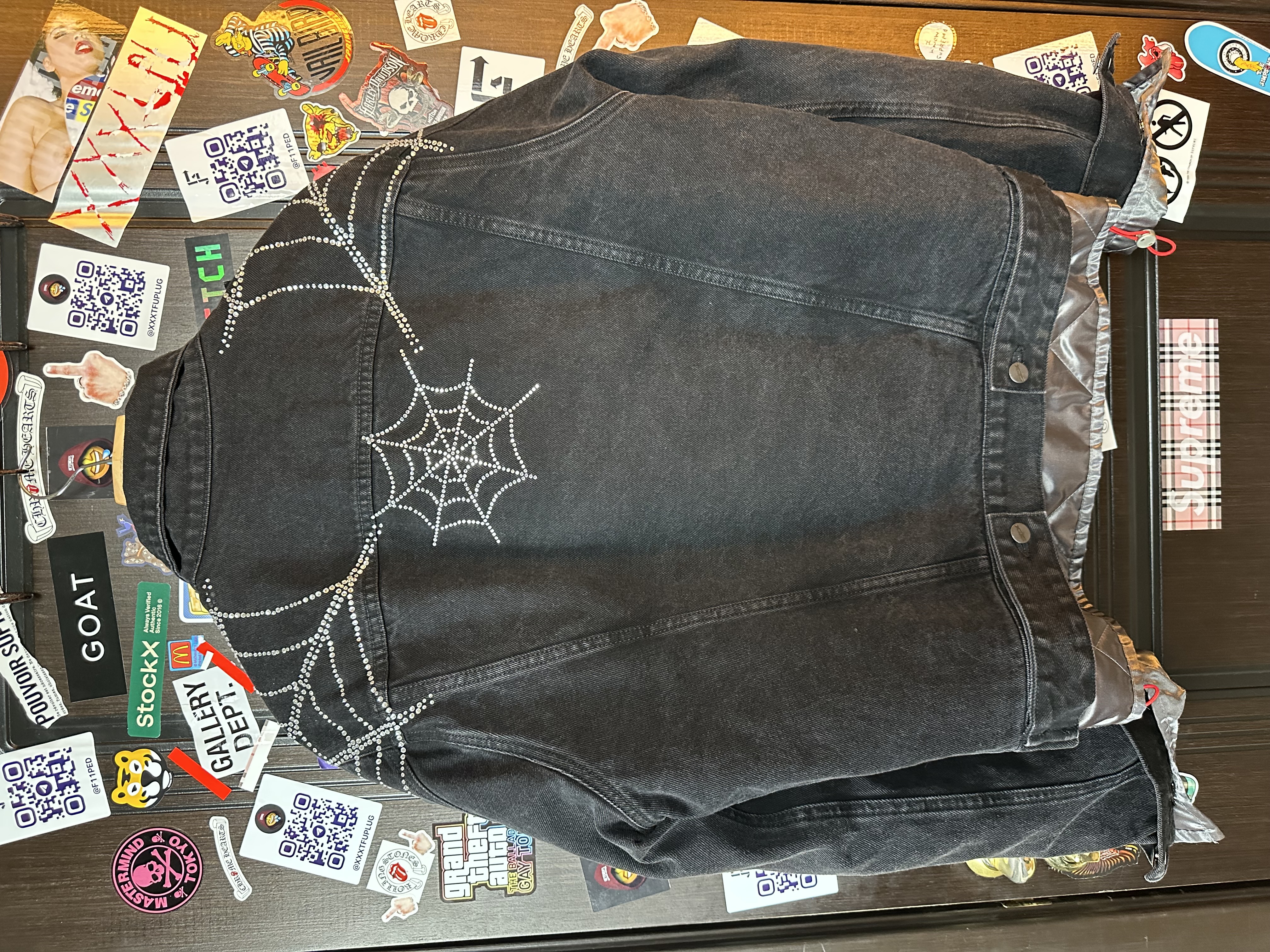 Sp5der OG Spider Worldwide First Ever 2019 Drop Denim Jacket
