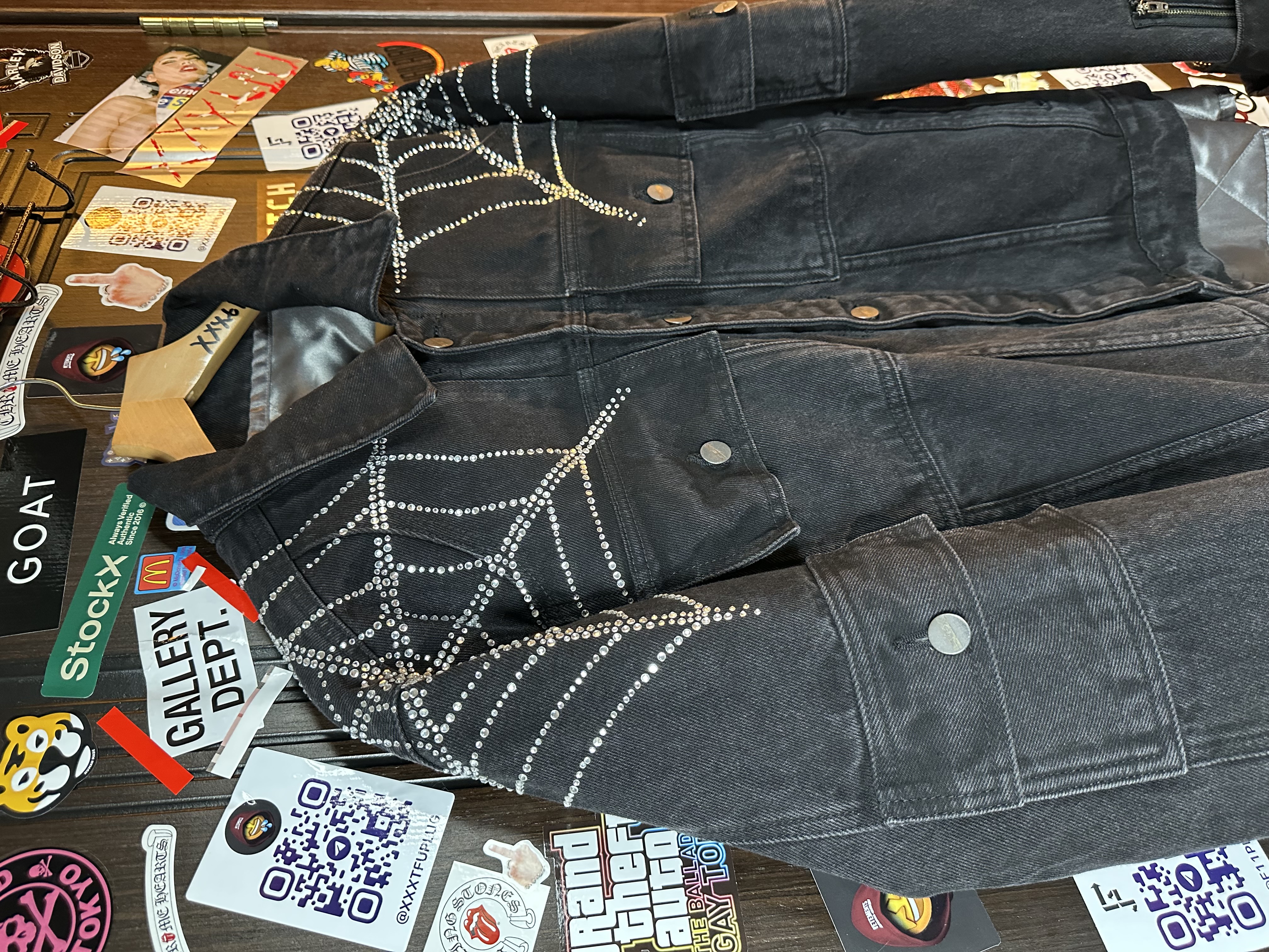 Sp5der OG Spider Worldwide First Ever 2019 Drop Denim Jacket