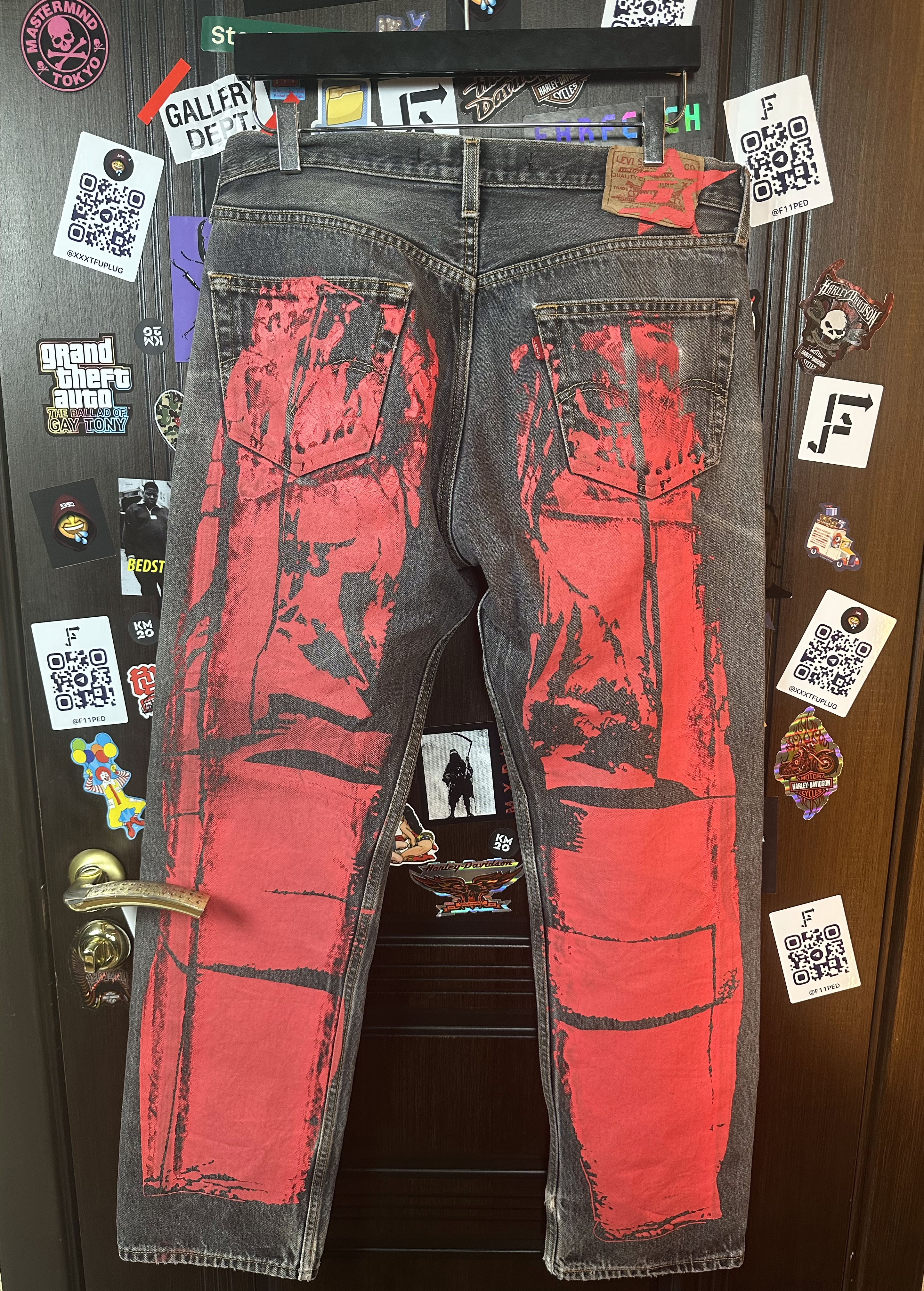 Sp5der Sp5der Moto Jeans