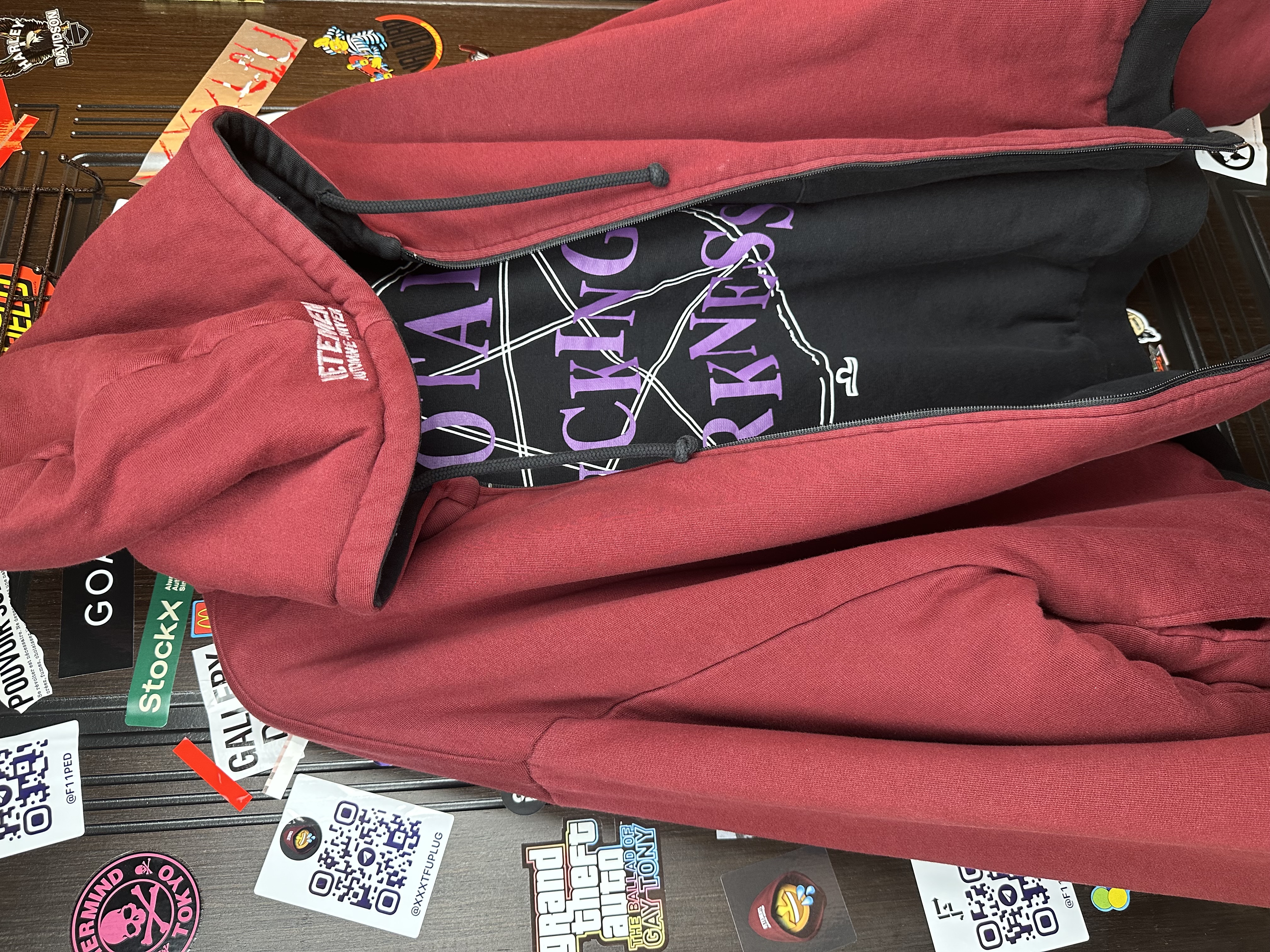 Vetements Vetements Total Fucking Darkness x 11 inch Gun Club 2 Side Bomber L size